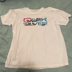 QuickSilver White Tee